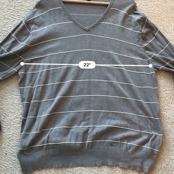 Banana Republic V-Neck Pullover Sweater Sz XXL - Picture 4 of 6